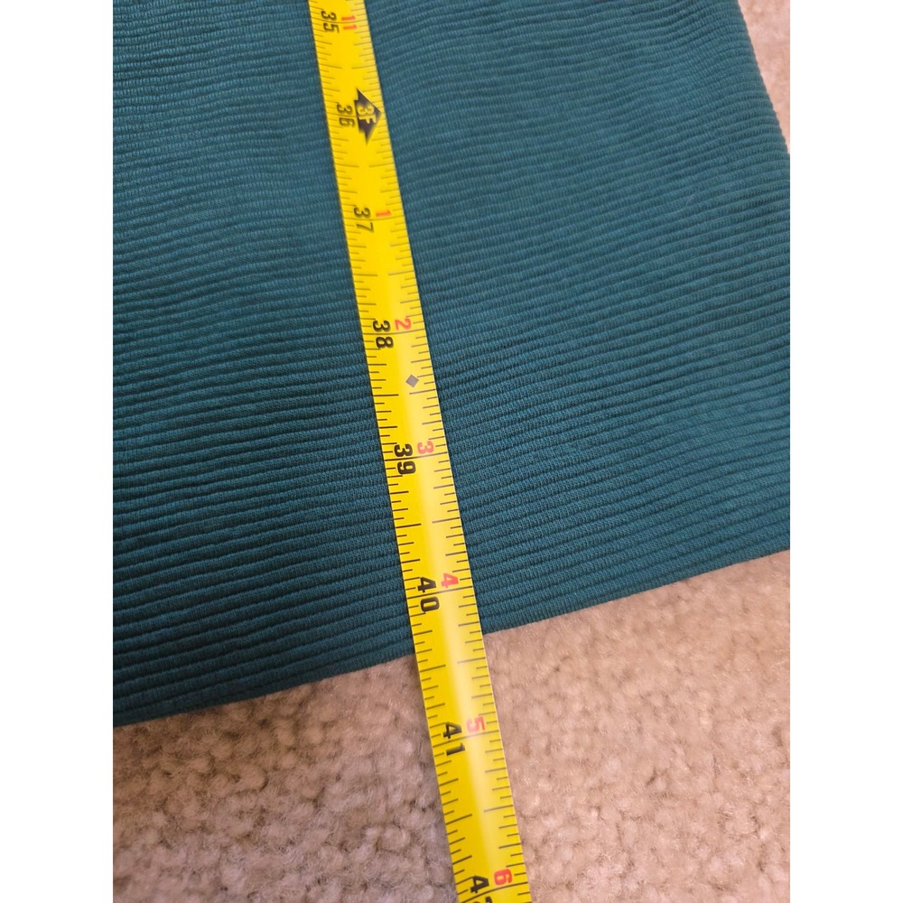Boden Textured Teal Green Portrait Collar Midi Sheath Dress Gold Back Zip 3/4 6 - Picture 5 of 13